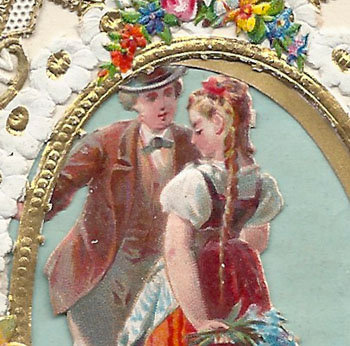Girl in green bonnet (closeup)
